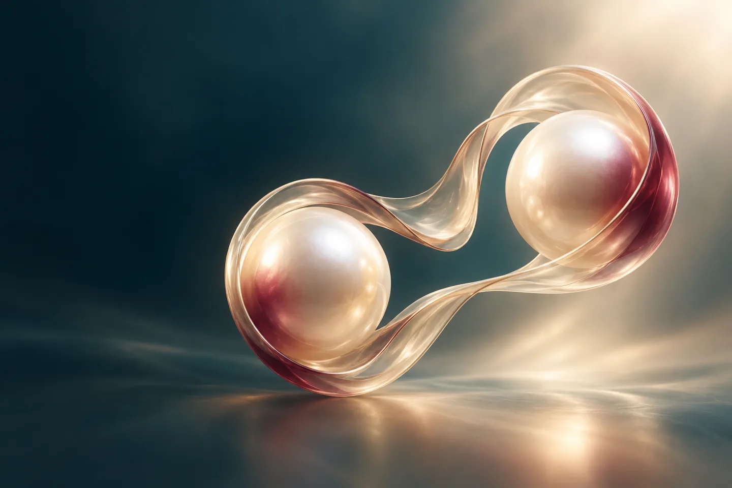 Artistieke compositie over verbinding en contact